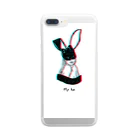 My he.のKatebunny Clear Smartphone Case