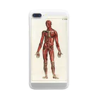 J. Jeffery Print Galleryの人体生理学 Clear Smartphone Case