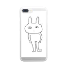 まうまうのダメなウサギ Clear Smartphone Case