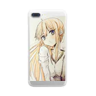 ねじまき太郎のオレンジな女の子 Clear Smartphone Case