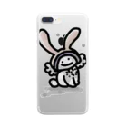 さとのふゆうさぎ Clear Smartphone Case