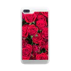 アトリエ英の情熱の赤い薔薇 Clear Smartphone Case