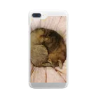 工房かみりゅんの家の猫アンモナイト型 Clear Smartphone Case