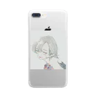 猫背の2 Clear Smartphone Case