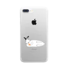 White Rabbit Entertainmentのうさぎ Clear Smartphone Case