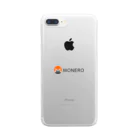 OWLCOIN ショップのMonero モネロ Clear Smartphone Case