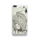 芥 柴太郎。(数式レスポール)の藤村(ペン画バージョン) Clear Smartphone Case