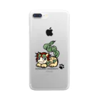 KU-SUPPORTの獅子くん Clear Smartphone Case