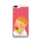 ニーヤ・アキのイチゴちゃん Clear Smartphone Case