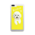 AkkaのBichon クリアスマホケース