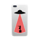 お絵描き看護師のUFOイラストグッズ Clear Smartphone Case