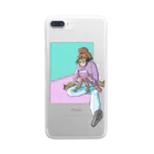 tosboy_artのウォーターゲーム Clear Smartphone Case