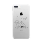 J's Mart 2ndのキャンプ猫 Clear Smartphone Case