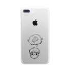 げげのピザくん Clear Smartphone Case