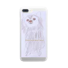 いっちゃんのお店のProtection dog Choroグッズ Clear Smartphone Case