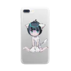 momowaltzのnyan.dot Clear Smartphone Case