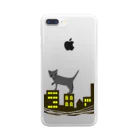 おはようおやすみの夜猫 Clear Smartphone Case