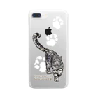 MUSEUM LAB SHOP MITのSnow leopard＊ユキヒョウ　スマホケース2 クリアスマホケース