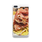 🖇じゃむ📎📎📎📎📎の生ハムのクリームパスタ Clear Smartphone Case