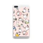 ふうちゃんのお店の色々ふうちゃん（ピンク） Clear Smartphone Case