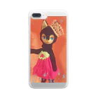 yummy toy boxの黒猫のラピス Clear Smartphone Case