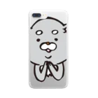 大阪人狼ラボの旧ロゴに嫉妬する人狼くん Clear Smartphone Case