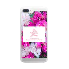 Miyakojima Bougainvillea charmのMiyakojimajima Bougainvillea charm Clear Smartphone Case