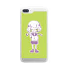 さわふじのふきげんセーラー Clear Smartphone Case