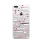 IZANAMI by Akane Yabushitaの【日本レトロ#04】かんざし（パターン） Clear Smartphone Case