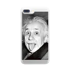 hello!!masterpieceのHello Einstein Clear Smartphone Case