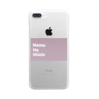 わー！！のNemuNeMüde Clear Smartphone Case