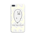 ぺちぺち工房 Pechi Pechi Atelierのあざらしがいっぱい(黄色Ver.) Clear Smartphone Case