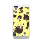 かじきのchoco banana kuma Clear Smartphone Case