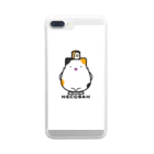 どやネコ！どやちゃん。のねこさんと食パン(目玉焼き付き) Clear Smartphone Case