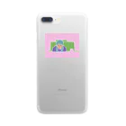 ギリギリオニギリのうわばみガール Clear Smartphone Case