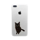 ねこまちランドのおすわりレオン2 Clear Smartphone Case