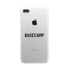 BASE-CAMPのBASE CAMP BLACK03 クリアスマホケース