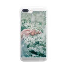ユラの自然箱のユキヤナギ Clear Smartphone Case