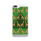 Tania NobukovskiのKISSING GIRAFFES Clear Smartphone Case