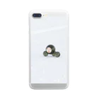 藤原 麻里菜の冬を越すタピオカの親子 Clear Smartphone Case