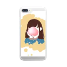 おサチのピーチ Clear Smartphone Case