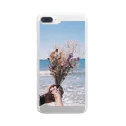 chihomilinのFlower series Clear Smartphone Case