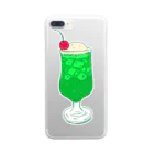 NIKORASU GOのメロンクリームソーダ＠文字なし Clear Smartphone Case