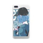 homareのキャップgirl Clear Smartphone Case