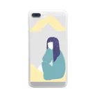 monacoocの女の子 Clear Smartphone Case