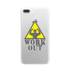 AURA_HYSTERICAのWorkout Clear Smartphone Case