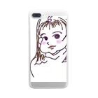 たくしーのモモ Clear Smartphone Case