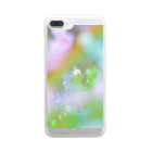 Ohaland.の虹×花 Clear Smartphone Case