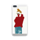 B.B’s shopのredgirl Clear Smartphone Case