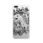 南南 -nannan-のユタラプトルガール Clear Smartphone Case